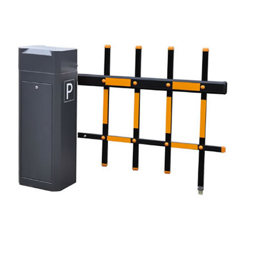 灰色柵欄桿道閘